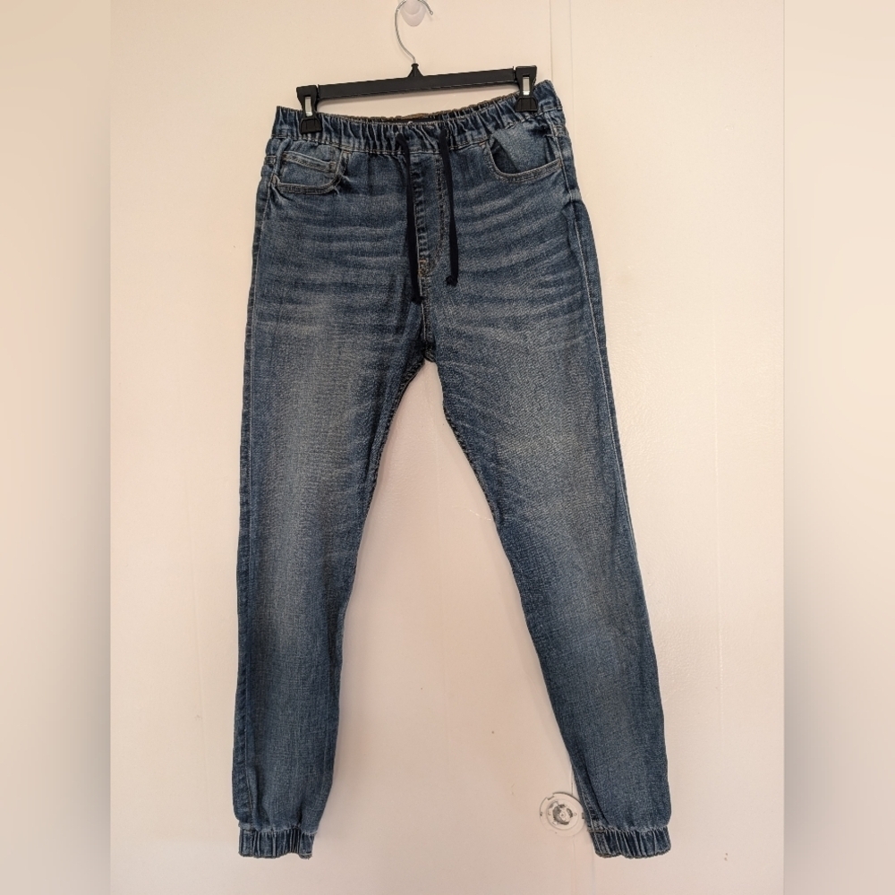 Hollister Relaxed Fit Blue Jeans Xs jogger Fit